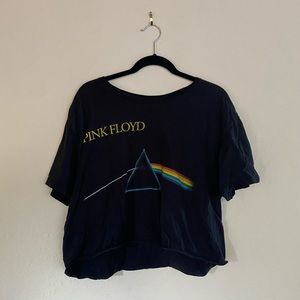 Cropped Band T Shirt